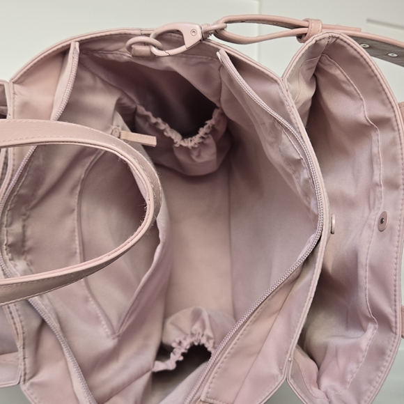BEIS Commuter Tote Bag In Atlas Pink - Picture 9 of 10
